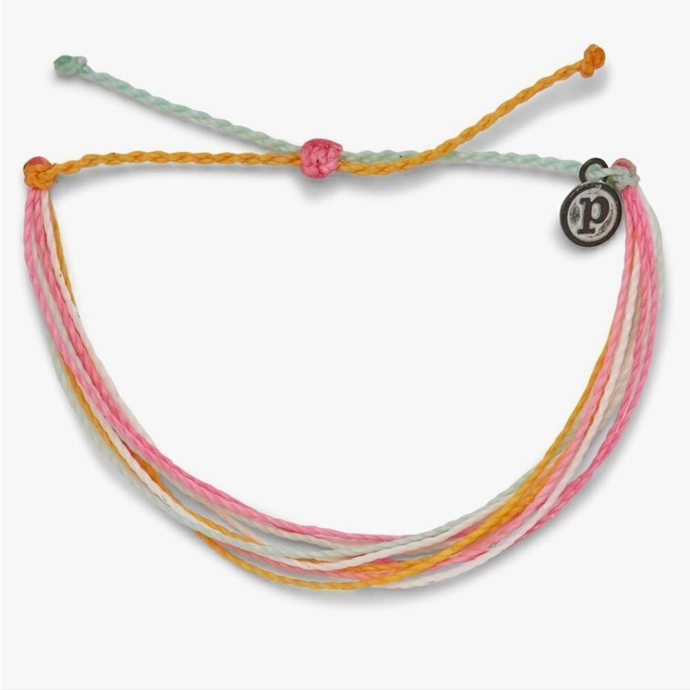 Pura Vida Brighter Days Bracelet Adjustable 100% Waterproof Plated Brand Charm